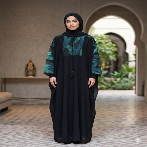 فستان شيفون جاكار